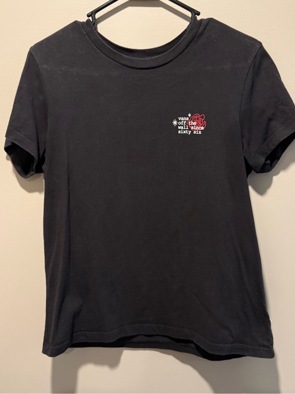 Vans Black Graphic Logo Tee